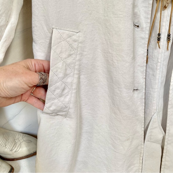 Aritzia Wilfred Spring boho blazer style duster jacket w midcentury vibe - Picture 2 of 12